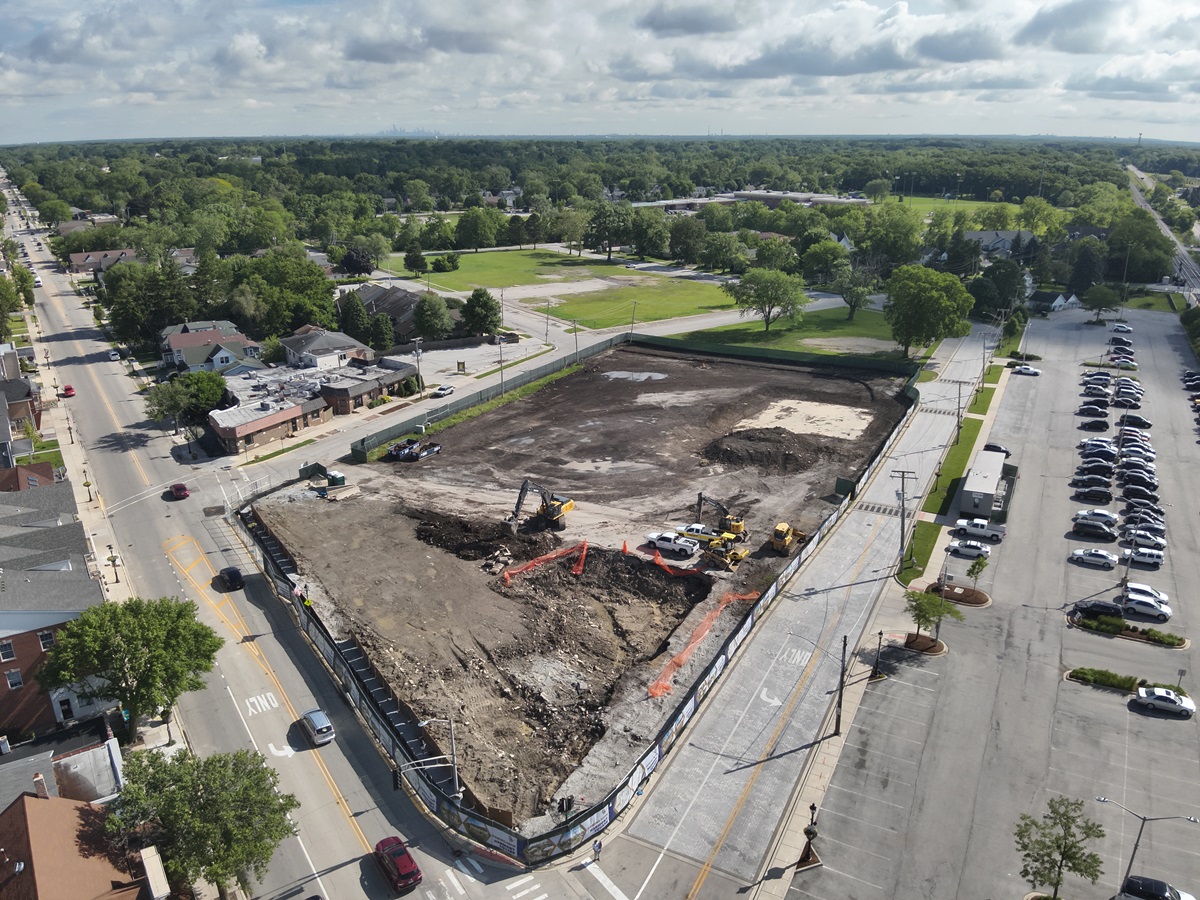 Harmony Square construction on May 29, 2024